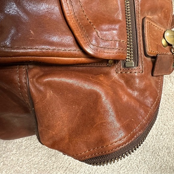 Coach Legacy Luci Dome Satchel Brown Leather Women's‎ Handbag Medium - Picture 11 of 16